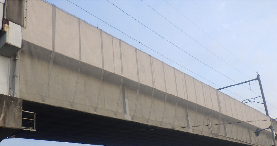 剥落修繕ネット工